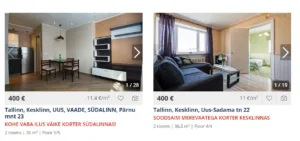 2 room apartments in Tallinn jpg