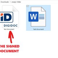 Наглядное пошаговое руководство о том, как ставить цифровую подпись на документах в Эстонии.