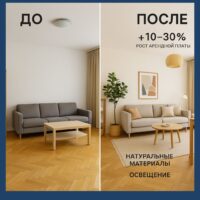 Дизайн интерьера и улучшения квартиры, которые повышают арендную стоимость