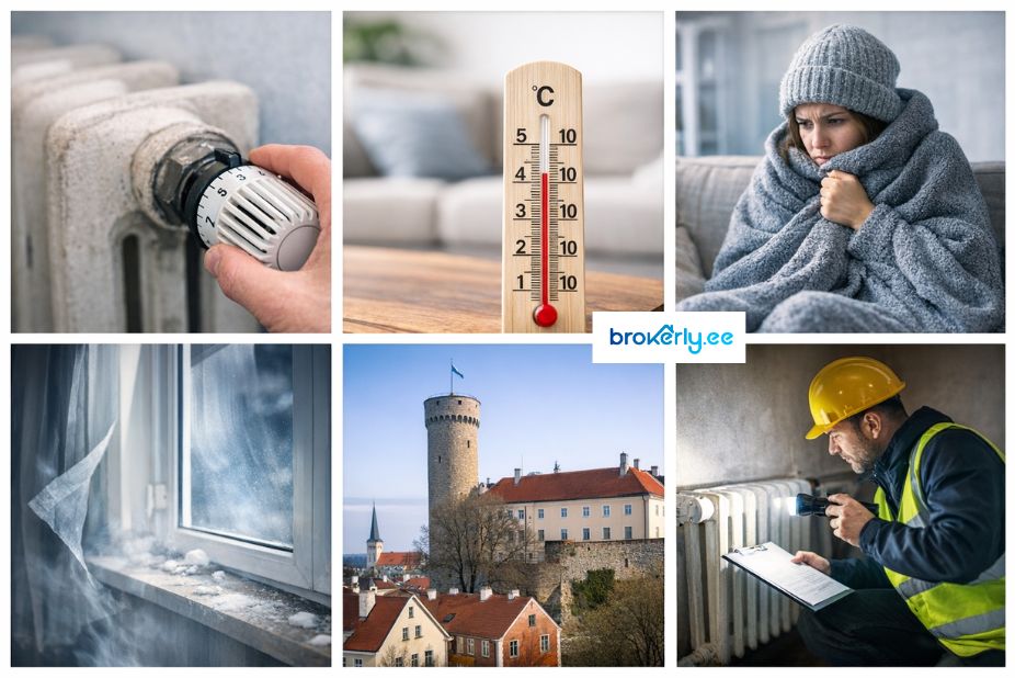 Mida teha, kui keskküte ei taga 18 °C ?