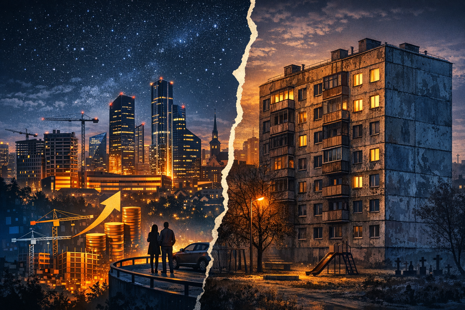 Контраст эпох в силуэте Таллинна