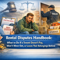 🏠 Rental Disputes Handbook: What to Do If a Tenant Doesn’t Pay, Won’t Move Out, or Leaves Their Belongings Behind