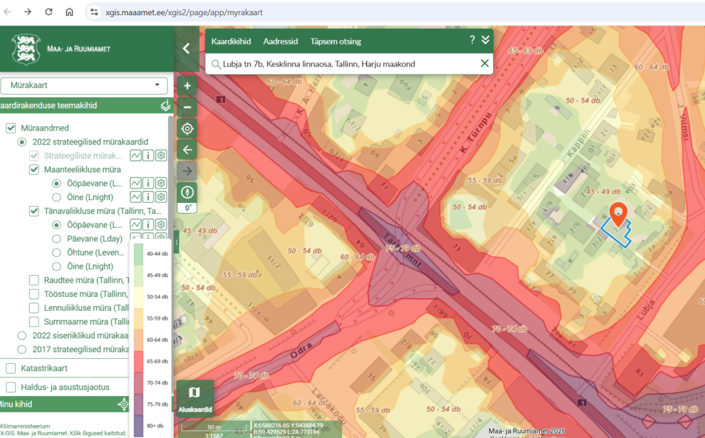 🧭 How Noise Maps Help You Avoid a Bad Real Estate Investment 2 Summarised noise map