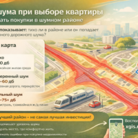 🧭 Как карта шума помогает избежать плохой инвестиции в недвижимость