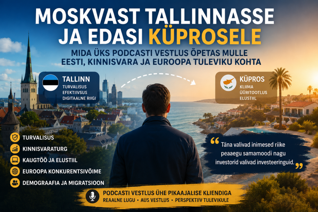 Rääkisime välismaalase elust, turvalisusest, kinnisvarast, Euroopa tulevikust, Küprosest
