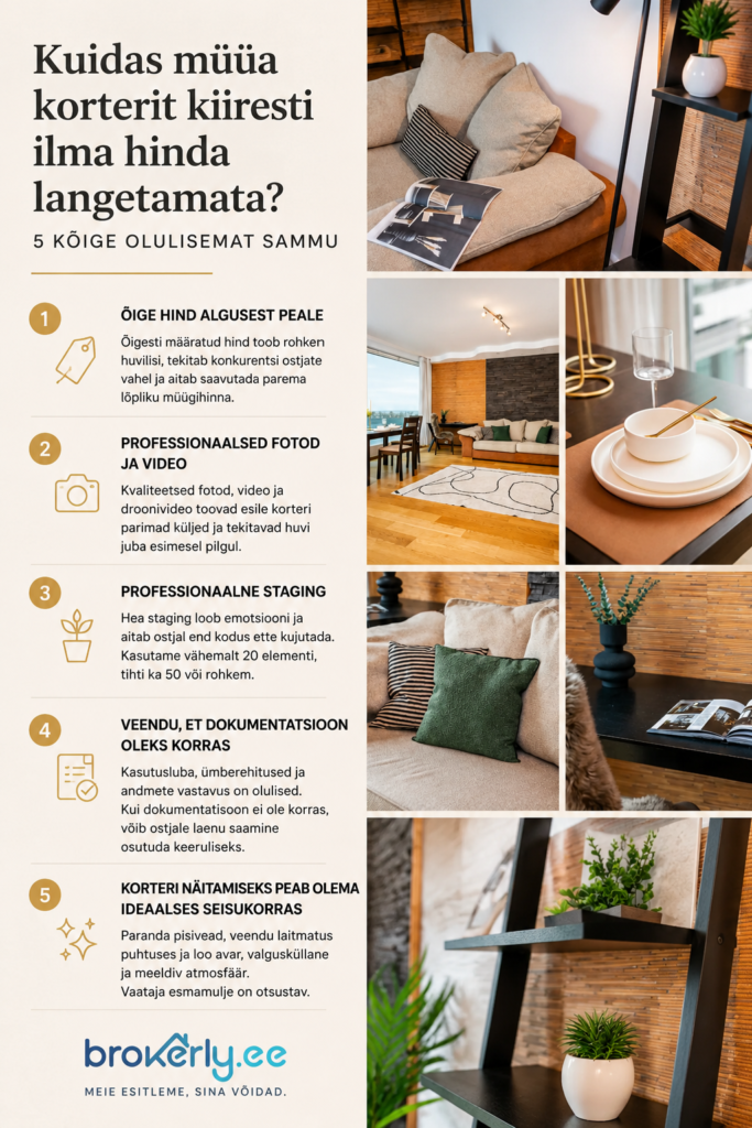 Kuidas müüa korterit kiiresti