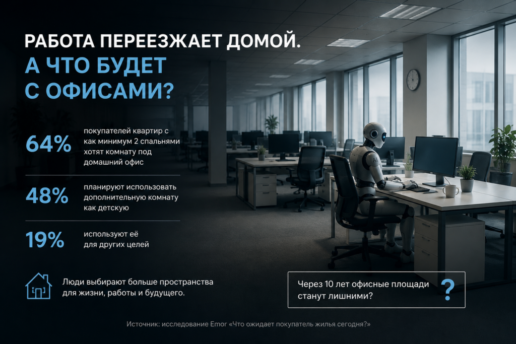 Оставят ли домашние офисы офисные здания пустыми?