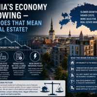 Estonia’s economy is slowing — what does that mean for real estate?